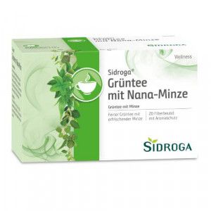 SIDROGA Wellness Grüntee m. Nana-Minze Filterb.