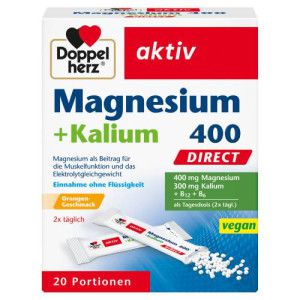 DOPPELHERZ Magnesium+Kalium DIRECT Portionsbeutel