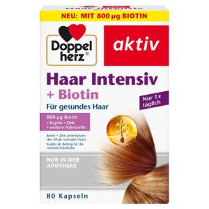 DOPPELHERZ Haar Intensiv+Biotin Kapseln